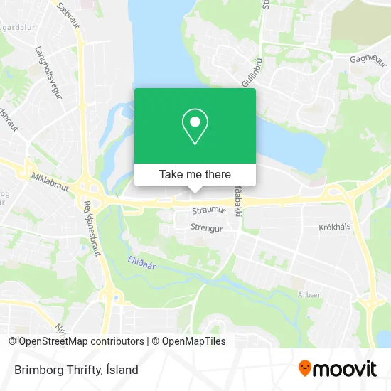 Brimborg Thrifty map