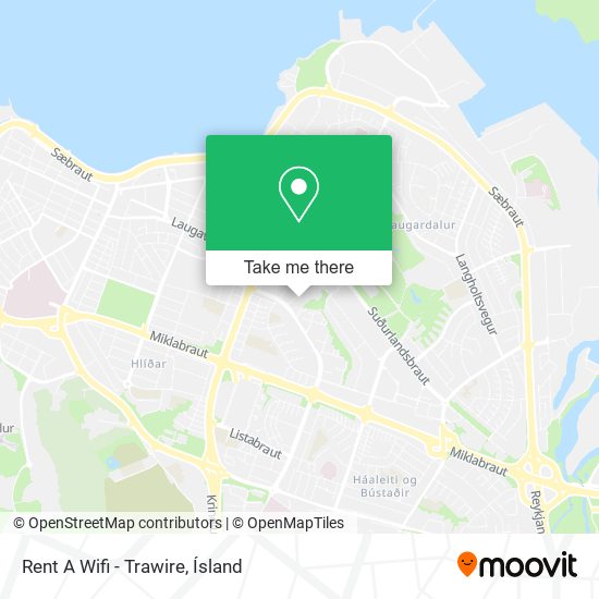 Rent A Wifi - Trawire map