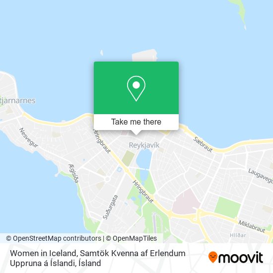 Women in Iceland, Samtök Kvenna af Erlendum Uppruna á Íslandi map