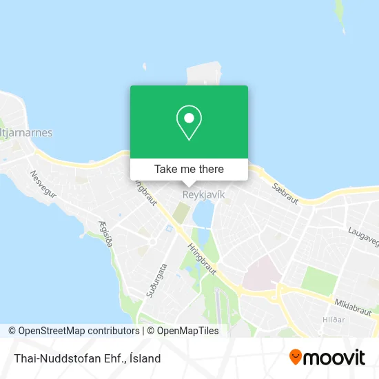 Thai-Nuddstofan Ehf. map