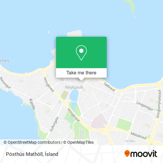 Pósthús Mathöll map