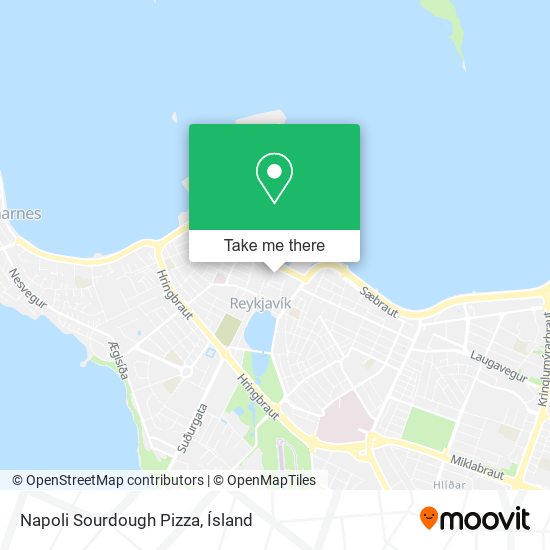 Napoli Sourdough Pizza map