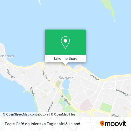 Mapa Eagle Café og Íslenska Fuglasafnið