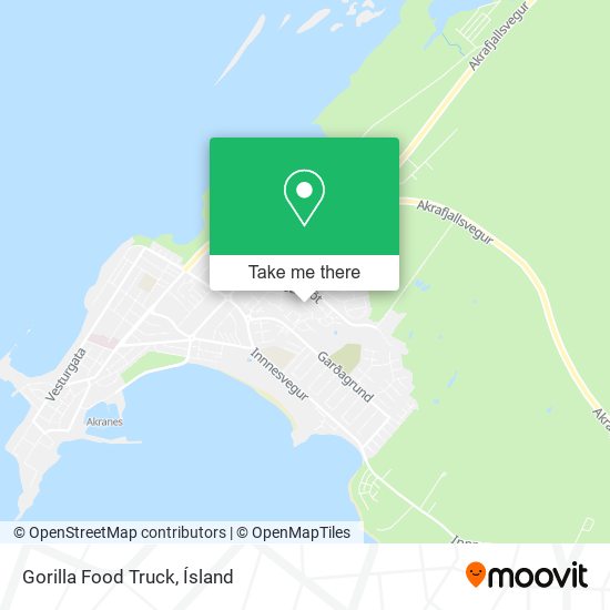Gorilla Food Truck map