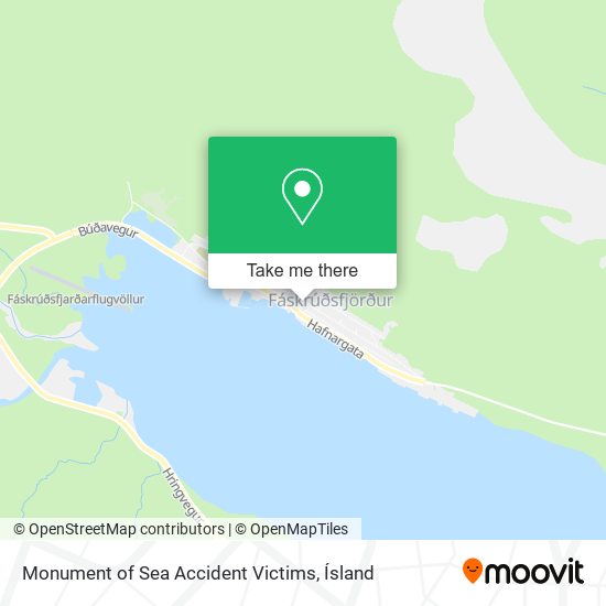 Monument of Sea Accident Victims map