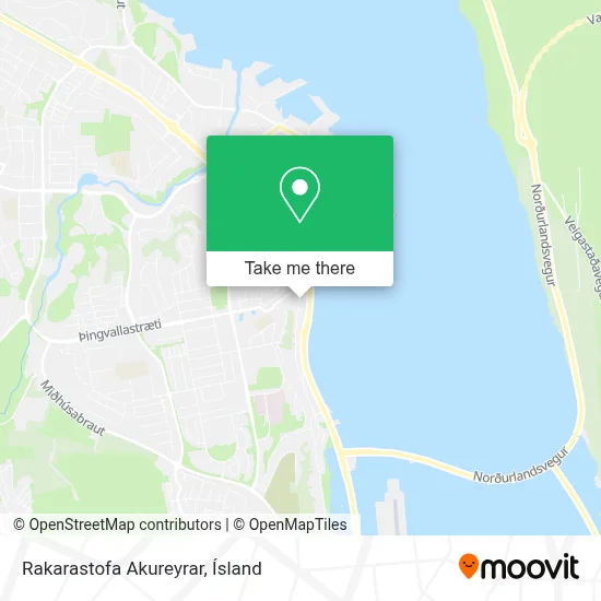 Rakarastofa Akureyrar map
