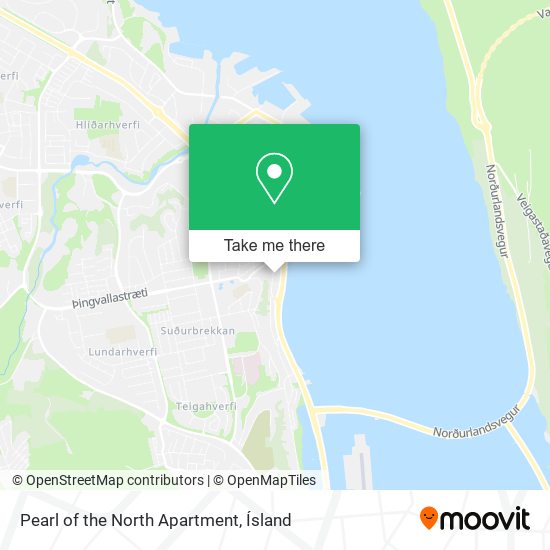 Pearl of the North Apartment map