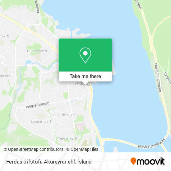 Ferdaskrifstofa Akureyrar ehf map