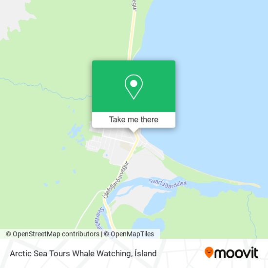 Arctic Sea Tours Whale Watching map