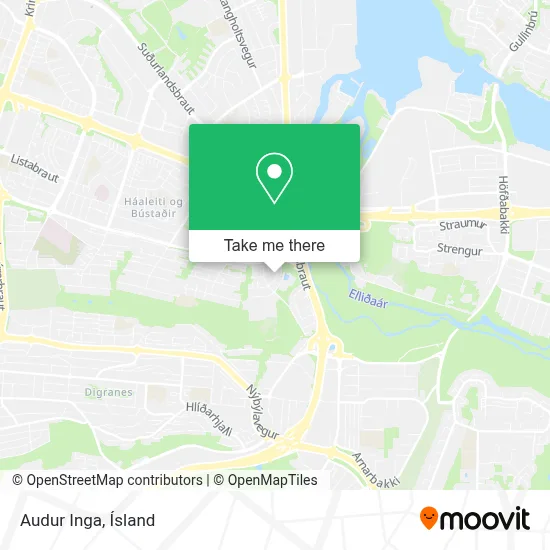 Audur Inga map