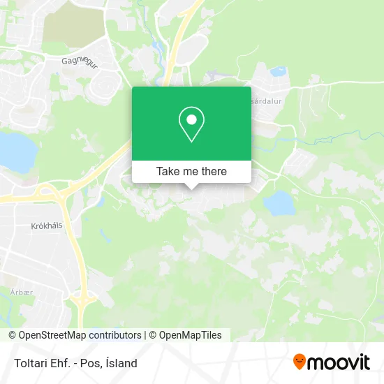 Toltari Ehf. - Pos map