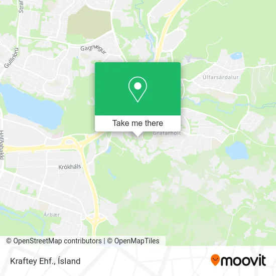 Kraftey Ehf. map