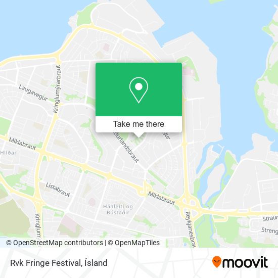 Rvk Fringe Festival map