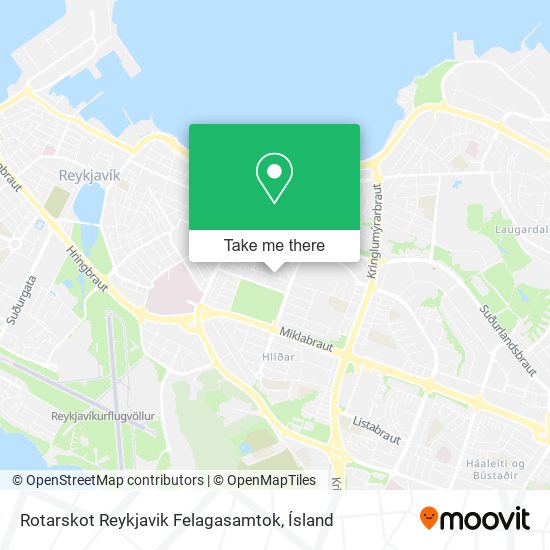 Rotarskot Reykjavik Felagasamtok map