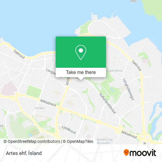 Artes ehf map