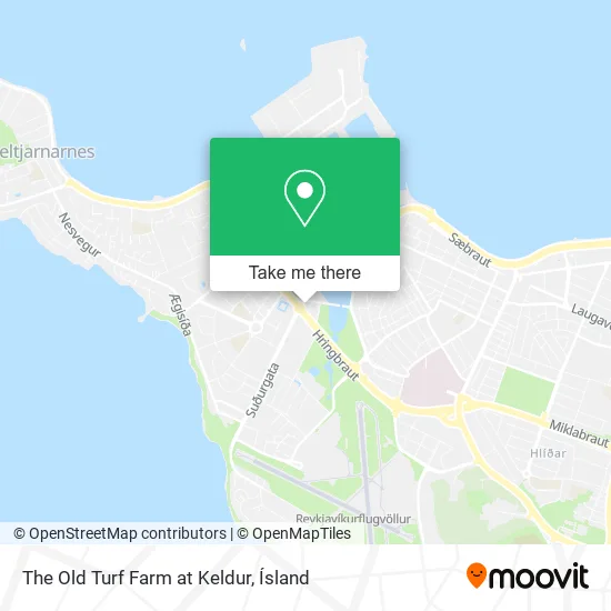 The Old Turf Farm at Keldur map