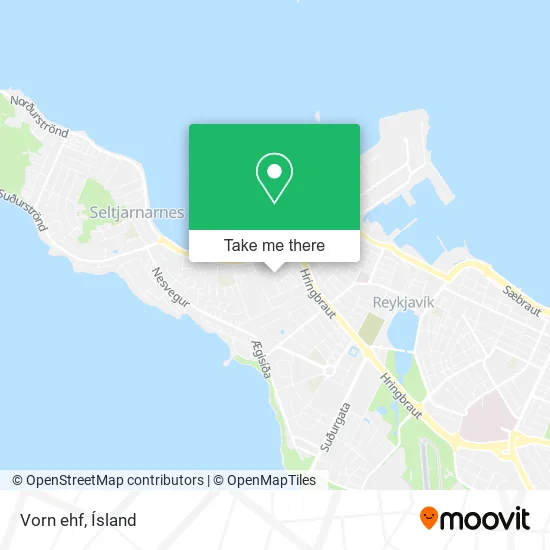 Vorn ehf map