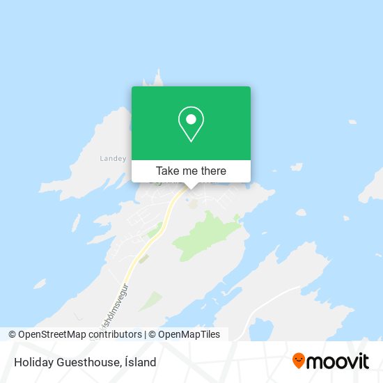 Mapa Holiday Guesthouse