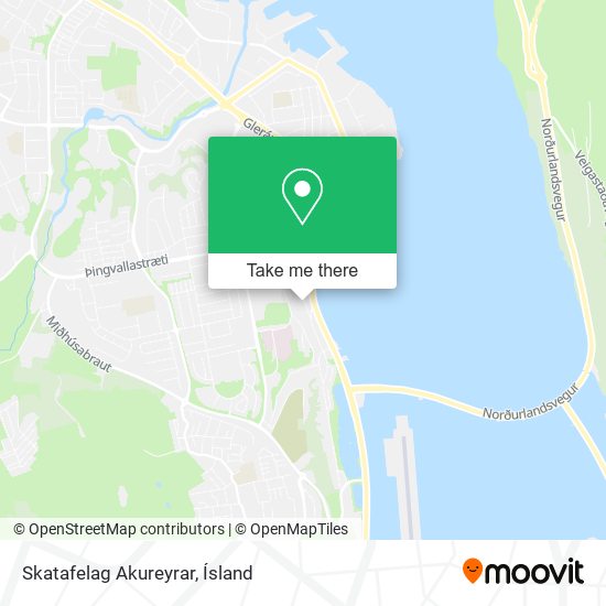 Skatafelag Akureyrar map