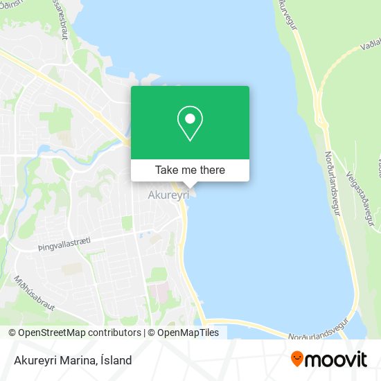 Akureyri Marina map