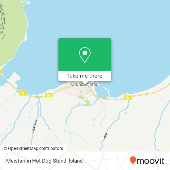 Meistarinn Hot Dog Stand map