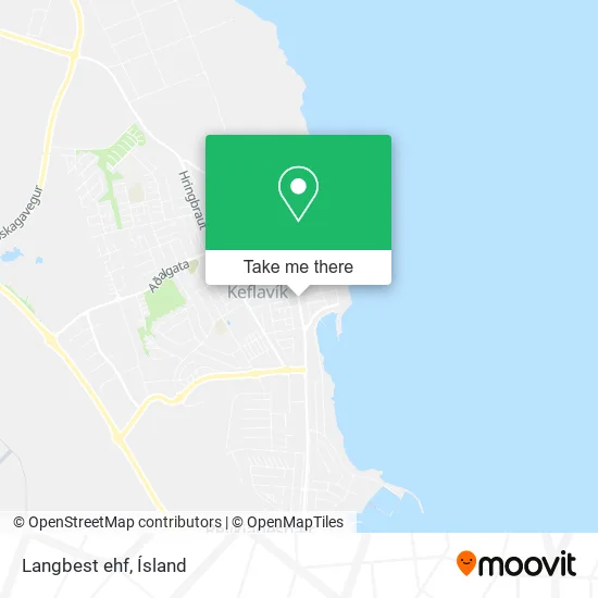 Langbest ehf map
