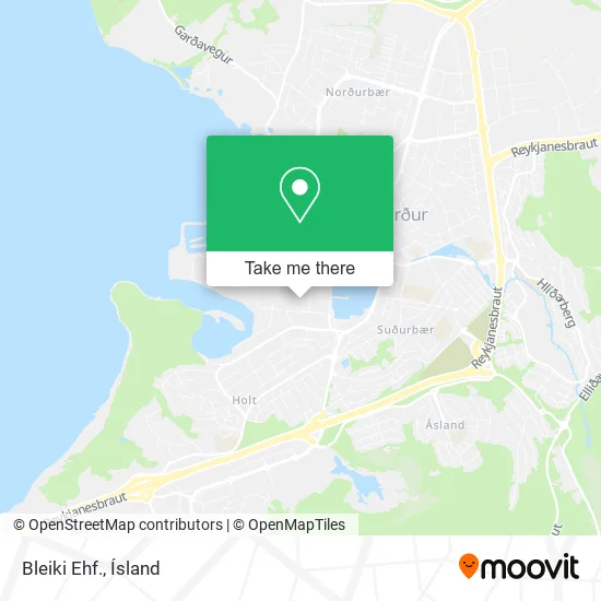Bleiki Ehf. map