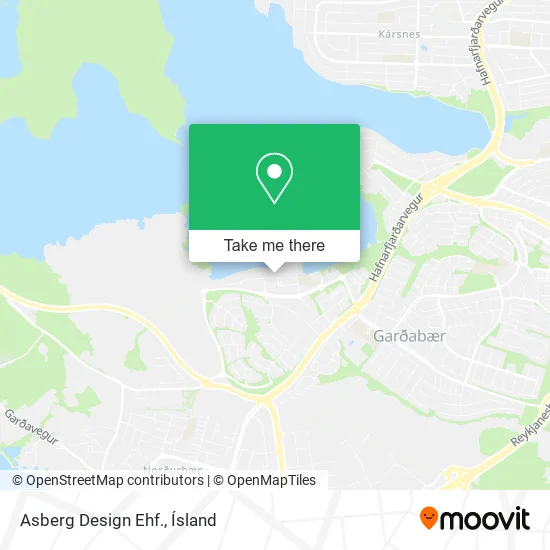 Asberg Design Ehf. map