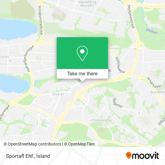 Sportafl Ehf. map