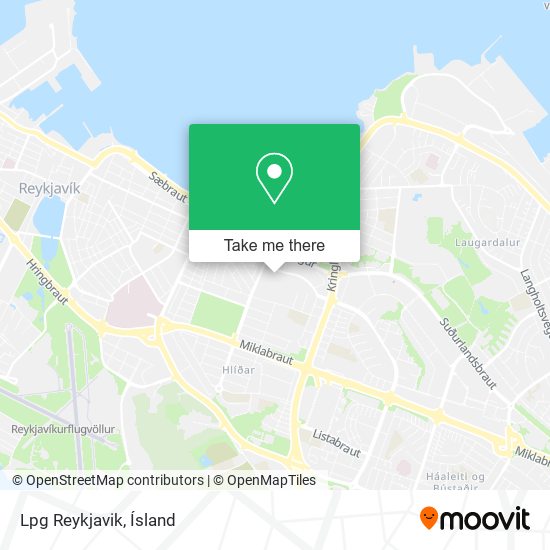 Lpg Reykjavik map