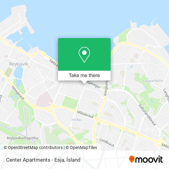 Center Apartments - Esja map