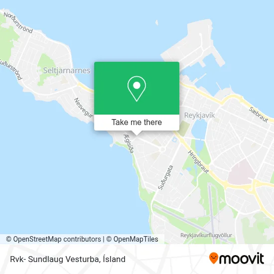 Rvk- Sundlaug Vesturba map