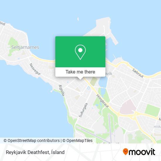 Reykjavik Deathfest map