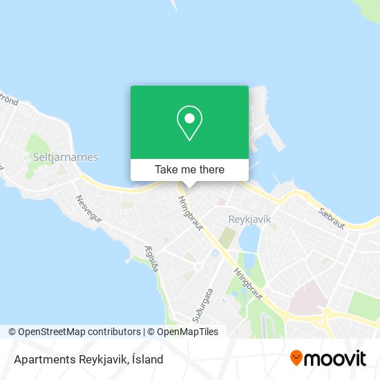 Mapa Apartments Reykjavik