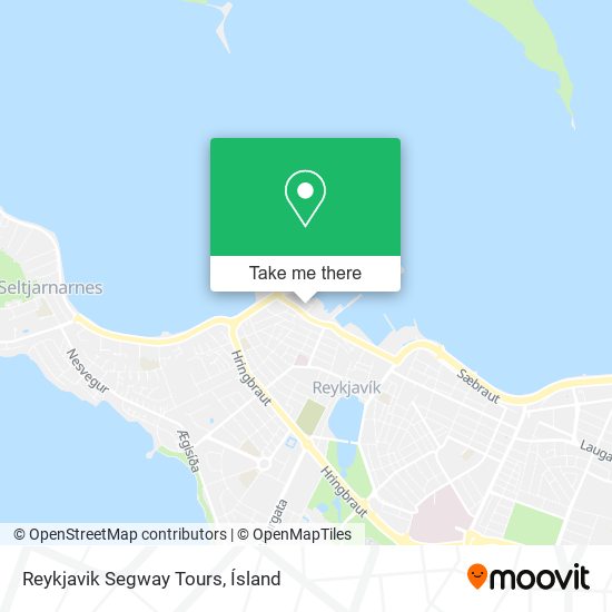 Mapa Reykjavik Segway Tours