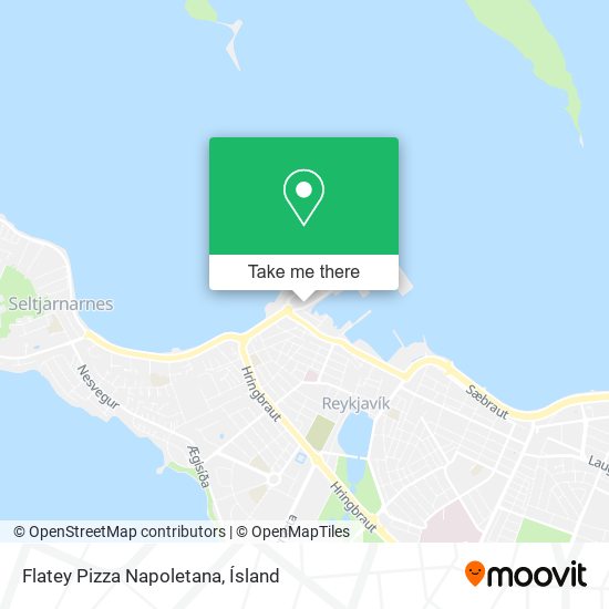 Flatey Pizza Napoletana map