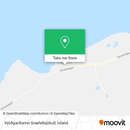 Þjóðgarðurinn Snæfellsjökull map