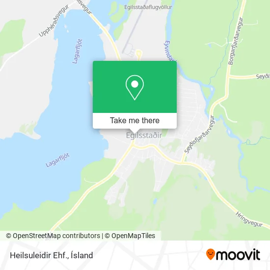 Heilsuleidir Ehf. map