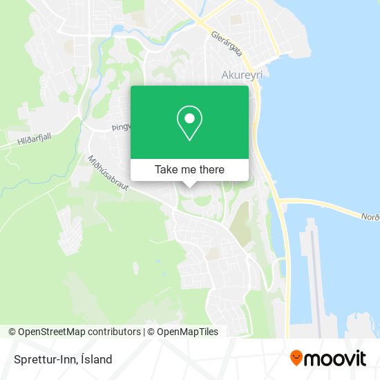 Sprettur-Inn map