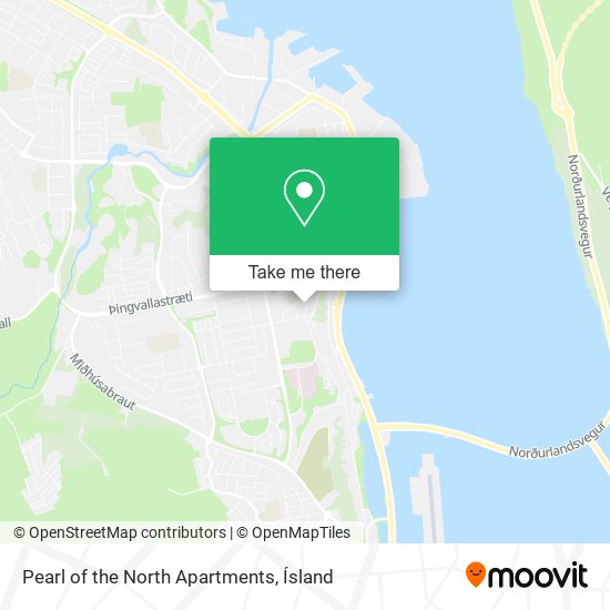 Pearl of the North Apartments map