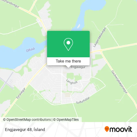 Engjavegur 48 map