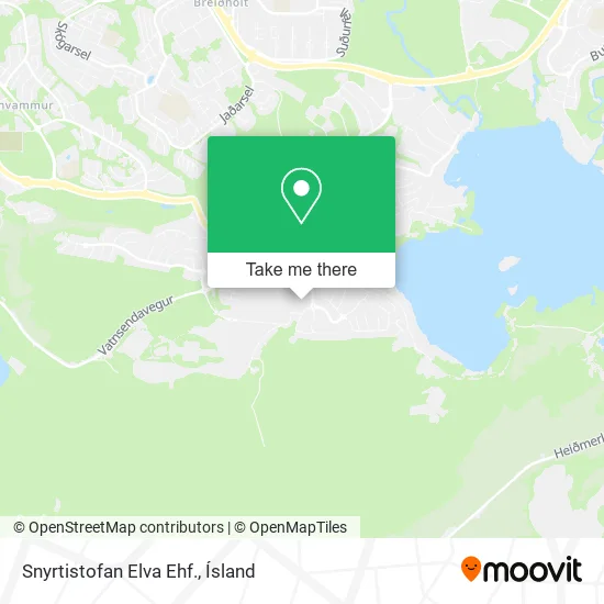 Snyrtistofan Elva Ehf. map