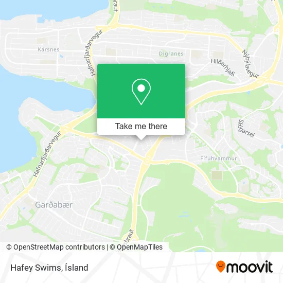 Hafey Swims map