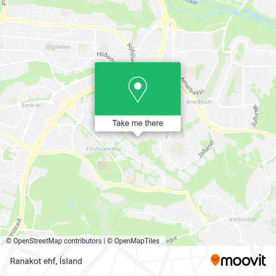 Ranakot ehf map