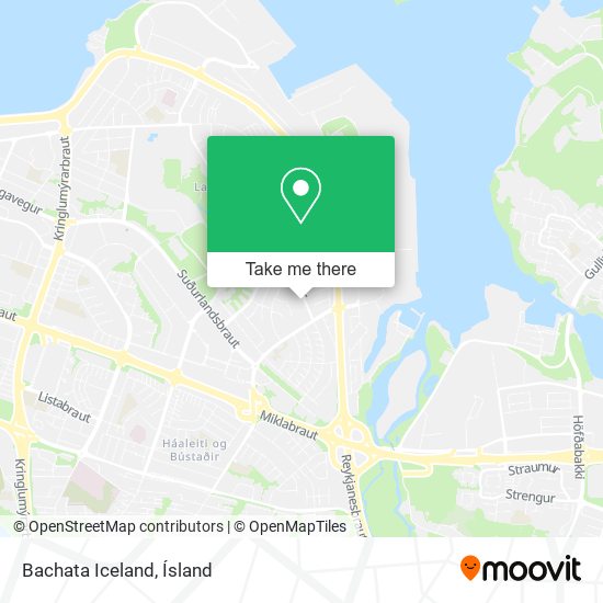 Bachata Iceland map