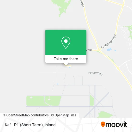 Kef - P1 (Short Term) map