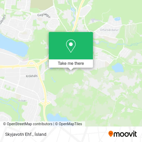 Skyjavotn Ehf. map