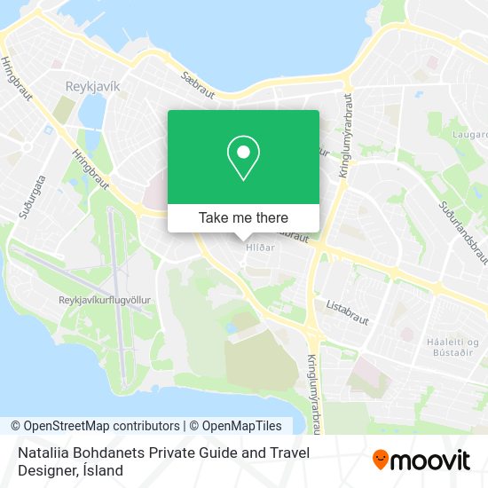 Nataliia Bohdanets Private Guide and Travel Designer map