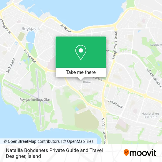 Nataliia Bohdanets Private Guide and Travel Designer map