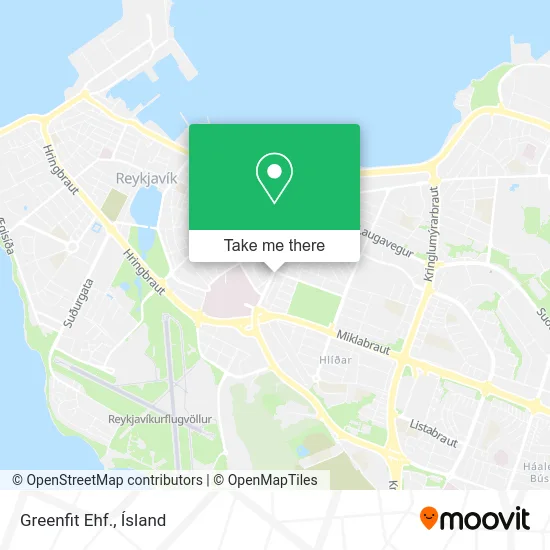 Greenfit Ehf. map
